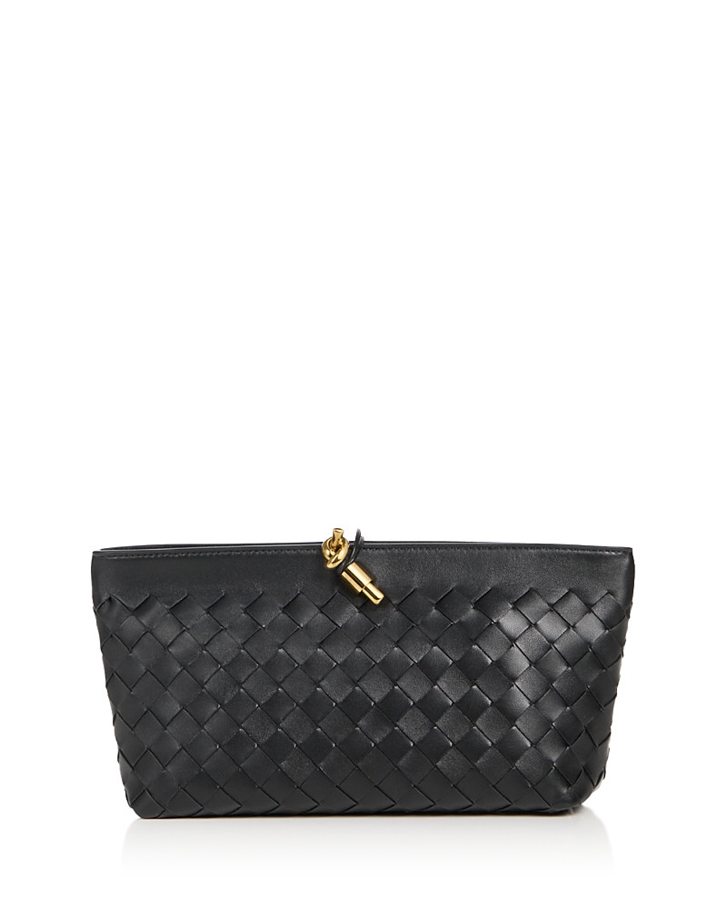 Bottega Veneta Andiamo Intrecciato Leather Pouch | Bloomingdale's (US)