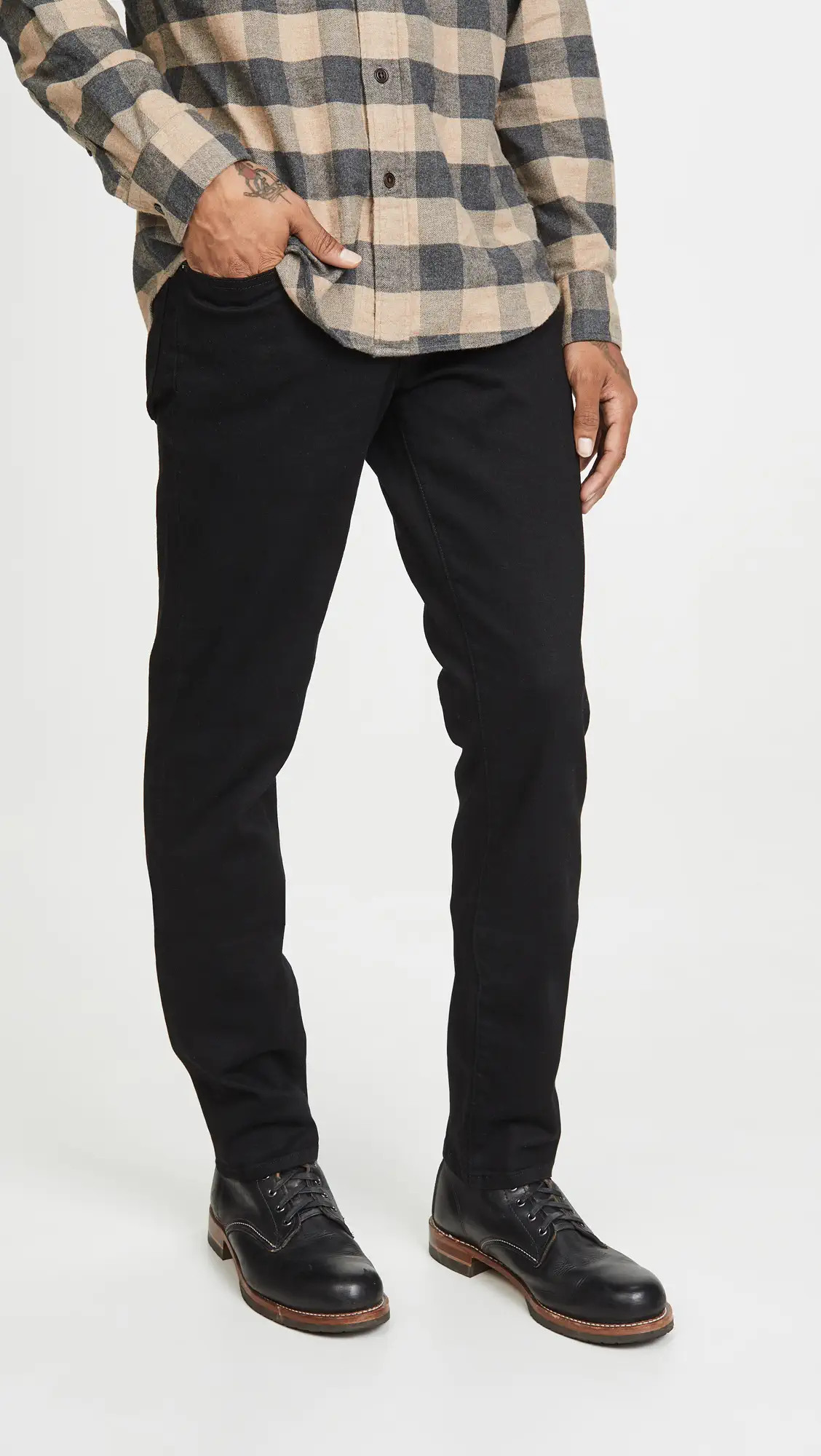 FRAME L'Homme Slim Denim Jeans in Noir Wash | Shopbop | Shopbop