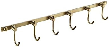 WINCASE Brass Hook Rack, Bathroom Towels Hooks Coat Rack, Antique Bath Wall Hook Vintage Mounted ... | Amazon (US)