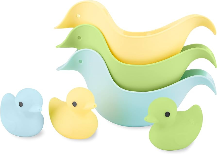 Simple Joys by Carter's Duck Rinse Cups and Squirties Bath Toy Bundle | Amazon (US)