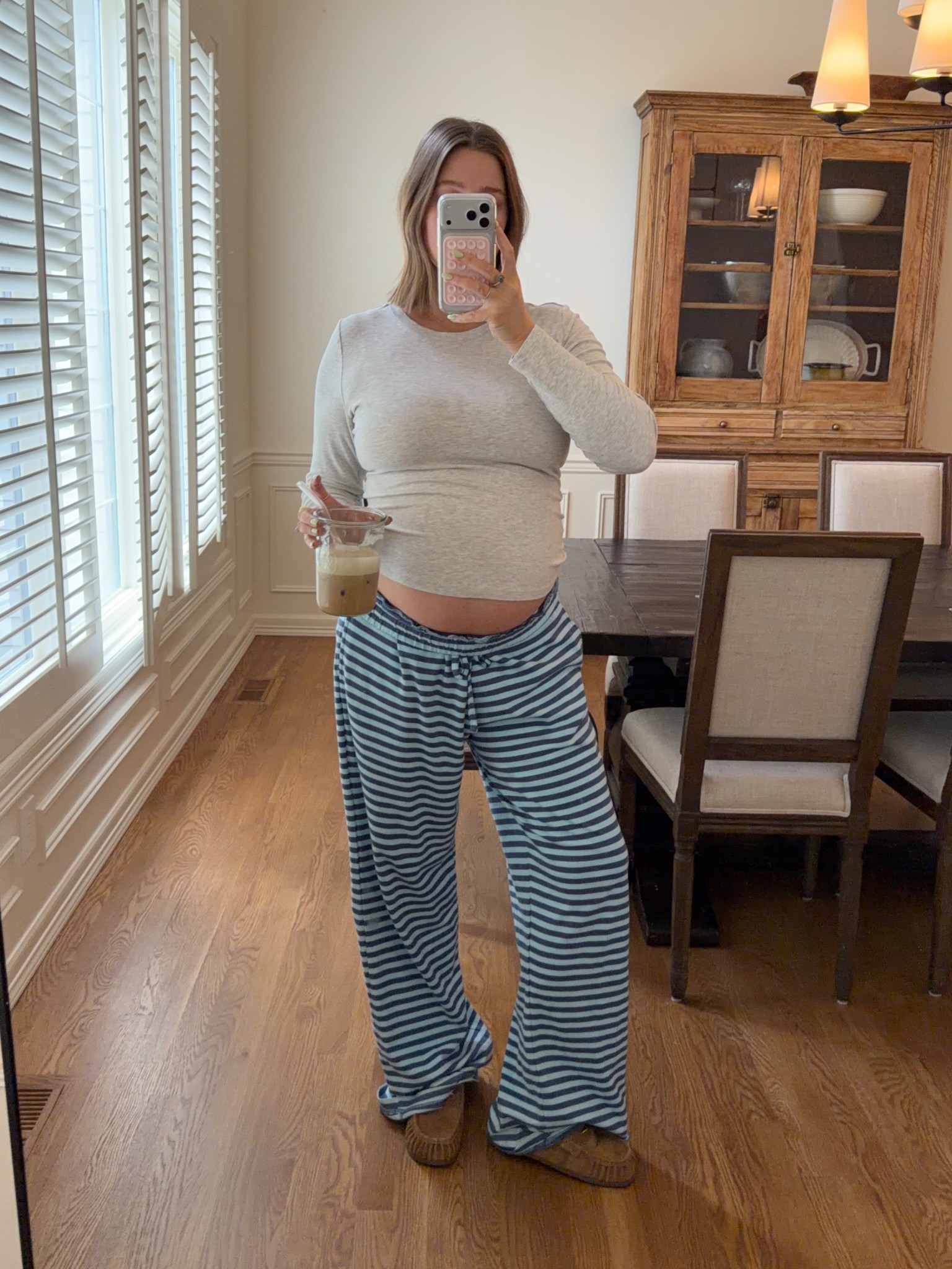 Amazon long sleeve is perfectly stretchy and soft, washes really well didn’t shrink size Large I went up one for the bump. Daily drills pants M/L they run super long for any tall gals (I’m 5’ 5” so I cuff) and dolce vita loafers are adorable just size down a FULL size.  Always an 8 and I bought a 7 

#casualstyle #amazonshirt #loafers #dolcevita #bresheppard #pregnant #bumpstyle 

#LTKmomlife