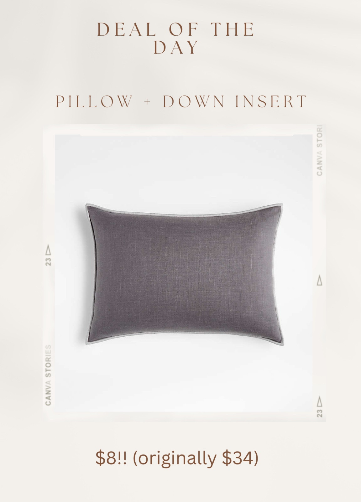Crate & Barrel Pillowcase and down insert only $8!!

Looks for less, home decor, neutral decor, modern decor, arhaus, looks for less, chandelier, accent furniture, accent chair, neutral aesthetic, arhaus, restoration hardware 

#LTKstyletip #LTKsalealert #LTKhome
