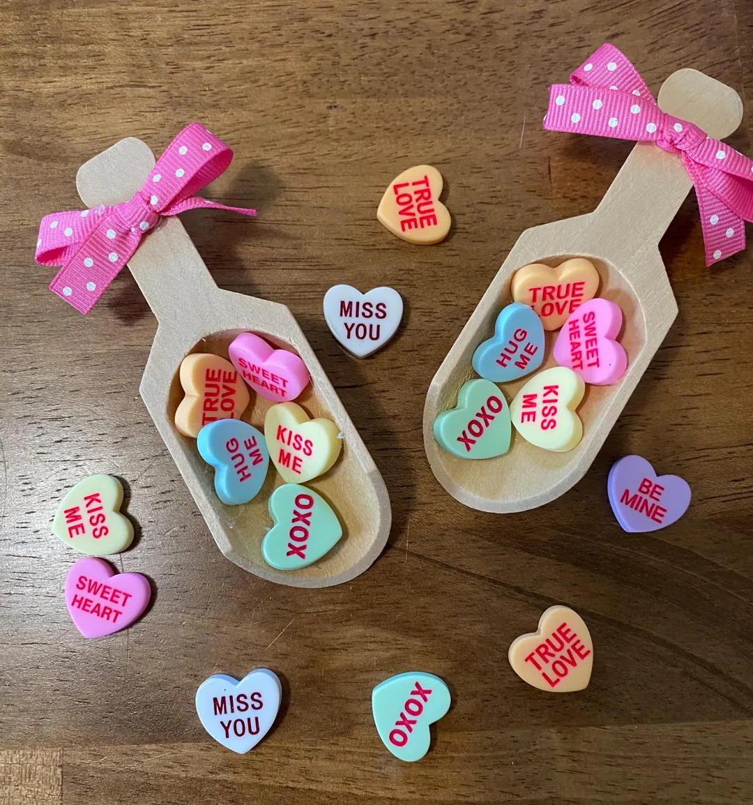 Decorative Conversation Heart Scoop / Valentines Decor / Tiered Tray / Tiered Tray Valentines / C... | Etsy (US)