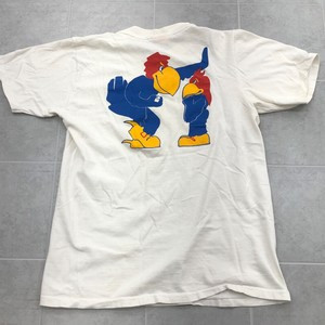 Rare Vintage Golden Hi-Cru Kansas Jayhawks The Wheel Bar T-Shirt. Adult Size S/M  | eBay | eBay AU