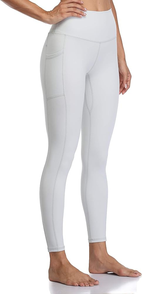 Colorfulkoala Women's High Waisted Yoga Pants 7/8 Length Leggings with Pockets | Amazon (US)