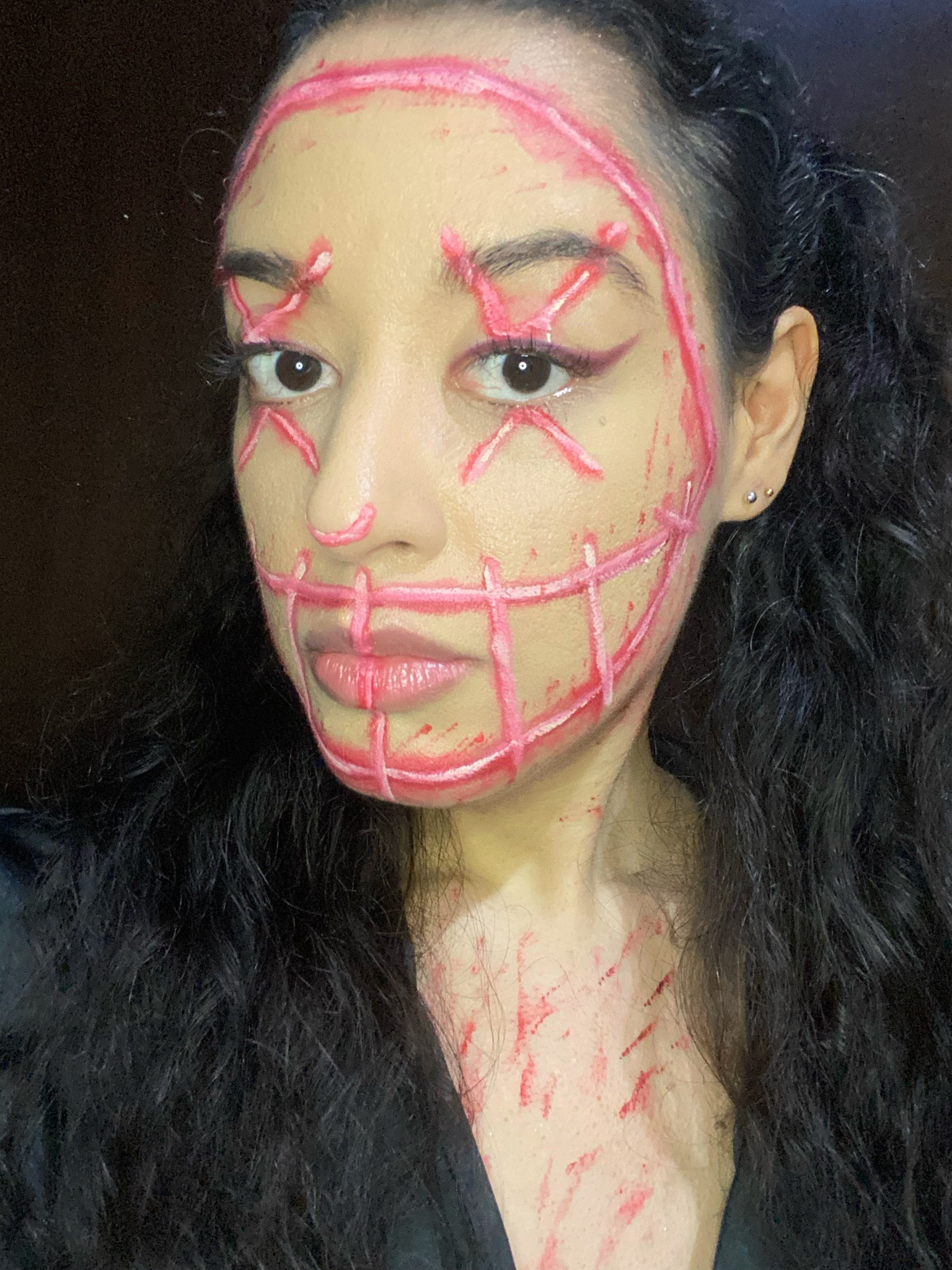 The Purge Makeup 🩸🪓 usei o BT Velvet watermelon, blackberry e off white na make #halloweenmakeup #halloweencostume #makeupartist #sephora #linhabrunatavares #brunatavares #btvelvet

#LTKbrasil #LTKHalloween #LTKbeauty