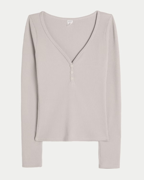 GILLY HICKS COZY WAFFLE HENLEY | Hollister (UK)