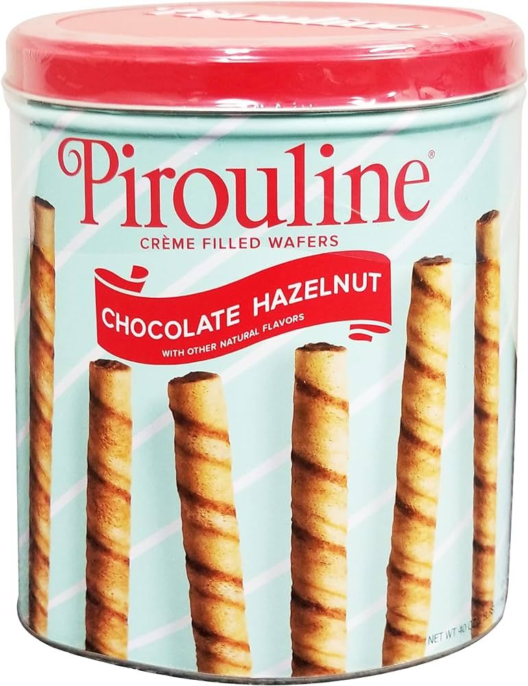 Pirouline Crème Filled Wafers Chocolate Hazelnut, 40 oz | Amazon (US)