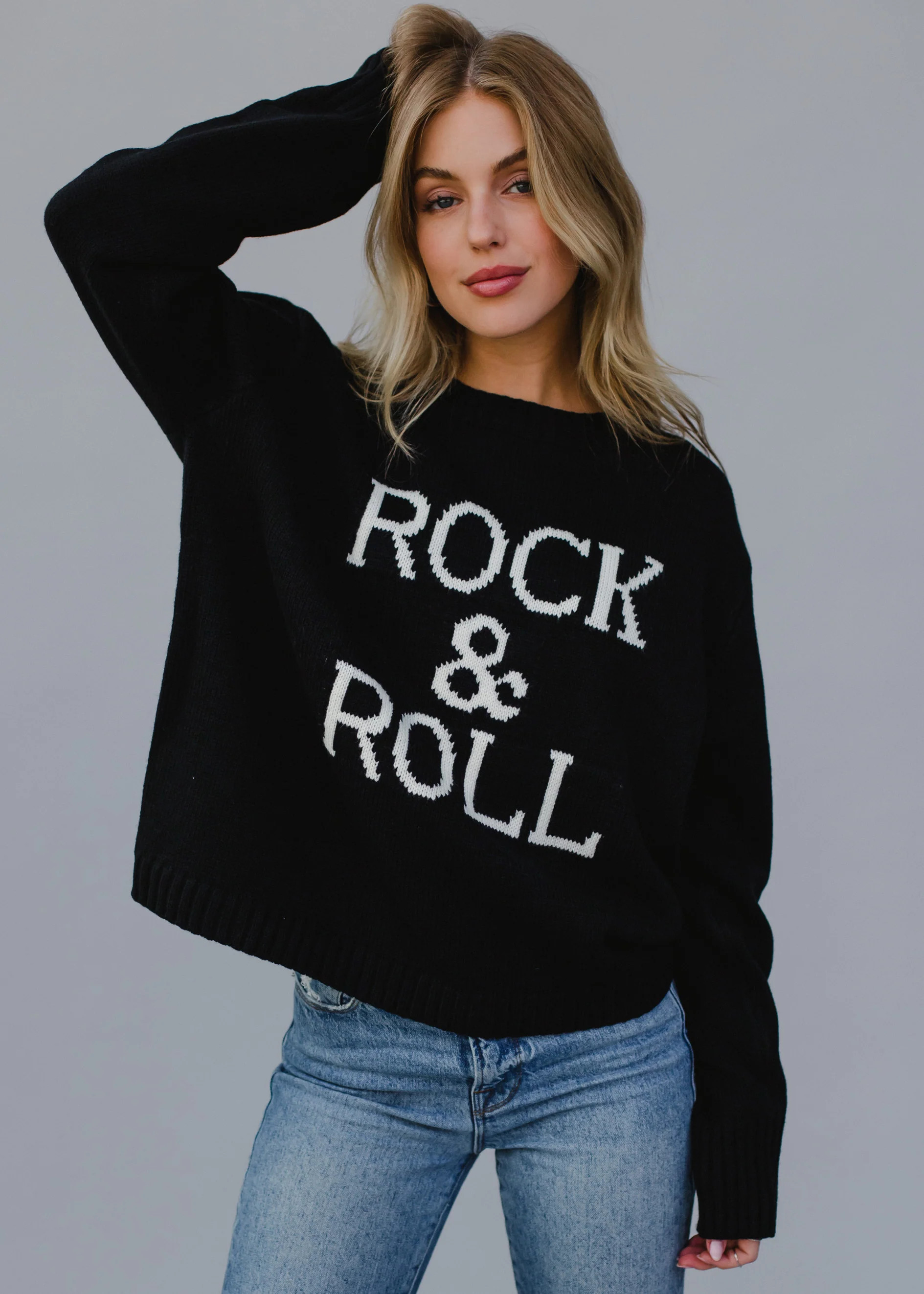 Rock &amp; Roll Sweater - Black | Panache Accessories