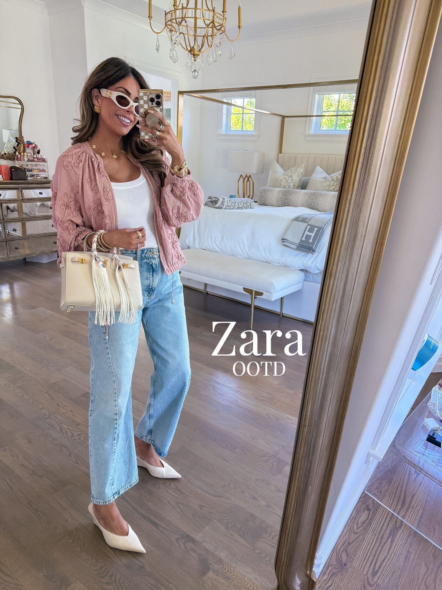 Most asked about Zara shoes! Wearing a size small in the jacket, small in tank top and size 29 in jeans! 💕

Zara finds
Zara fashion
Pink floral jacket
Zara jeans
Summer outfits
Miu Miu sunglasses
Zara heels
White heels
Church OOTD
Date night outfits
Workwear
Emily Ann Gemma

#LTKdayinmylife #LTKootd #LTKmomlife