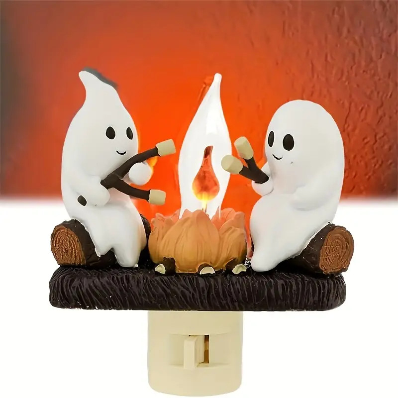 Halloween Ghost Campfire Flickering Night Light, Ghosts Campfire Flicker Flame Halloween Nightlig... | Temu Affiliate Program