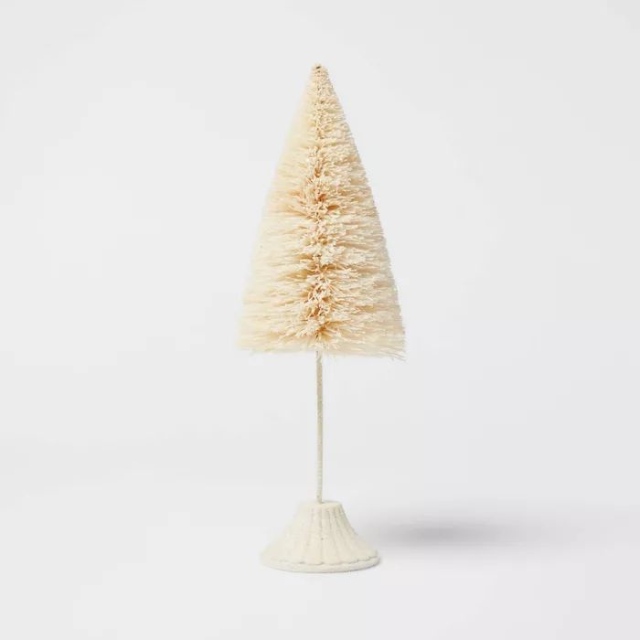12" x 4.2" Bottle Brush Tree White - Opalhouse™ | Target