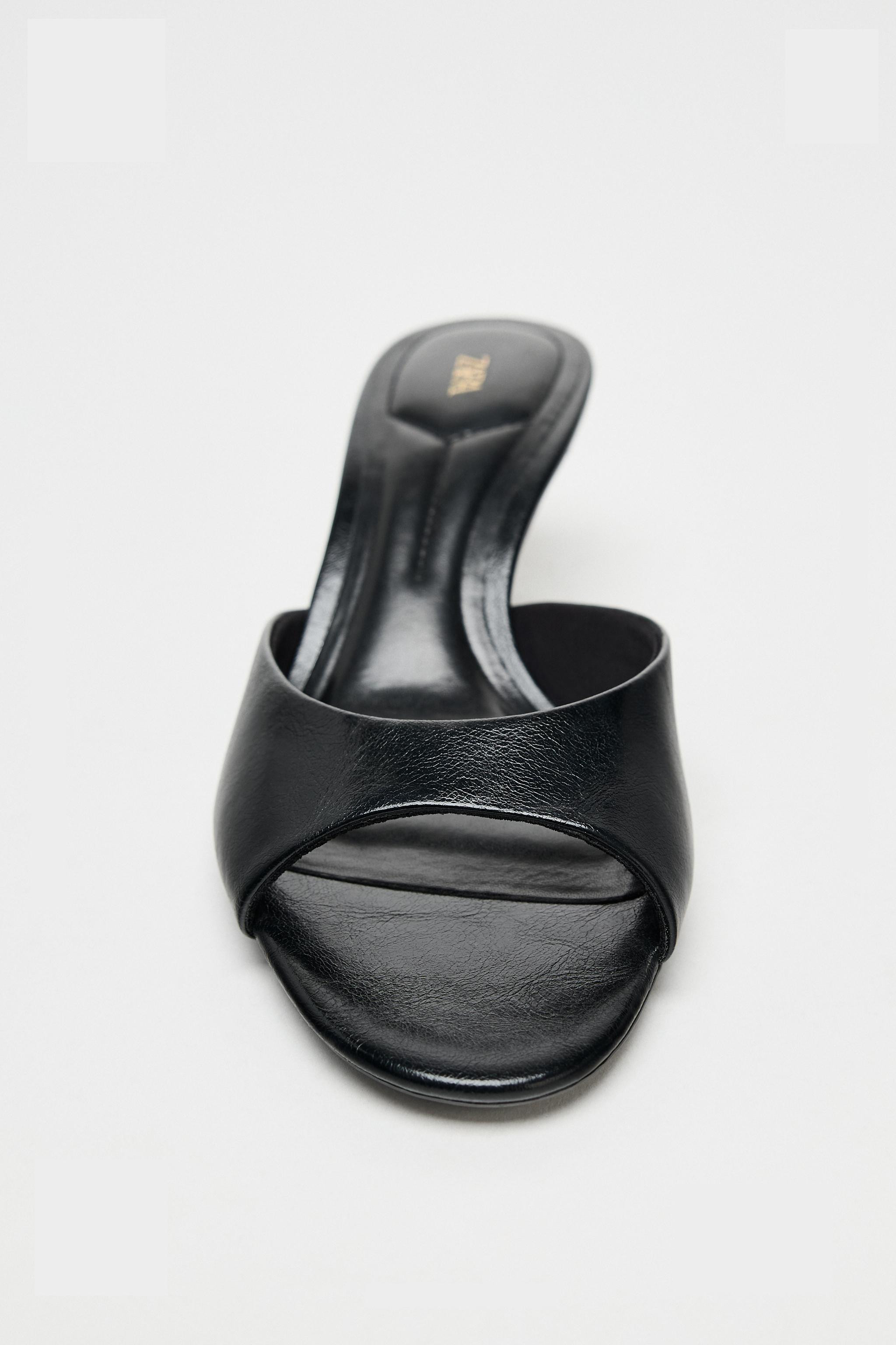 PATENT LEATHER SANDALS | Zara US