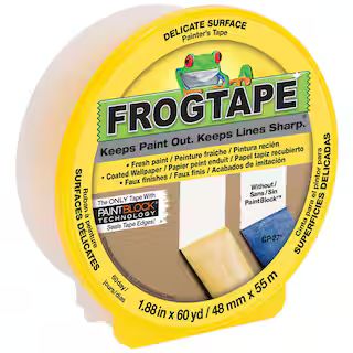 FrogTape Delicate Surface 1.88 in. x 60 yds. Painter's Tape with PaintBlock 240966 - The Home Dep... | The Home Depot