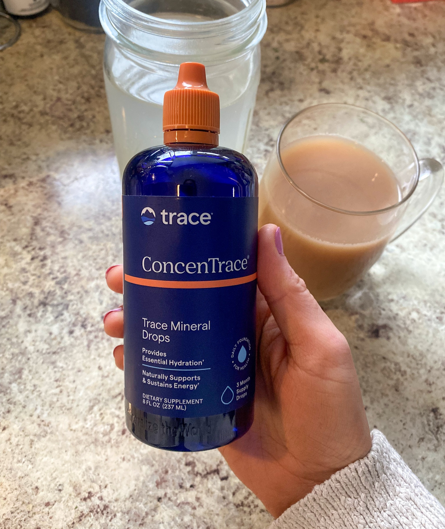 These mineral drops are a great way to get your minerals in especially during pregnancy or postpartum to replenish your minerals. They are tasteless and so easy to add to any of your drinks!

#LTKFamily #LTKBeauty #LTKActive