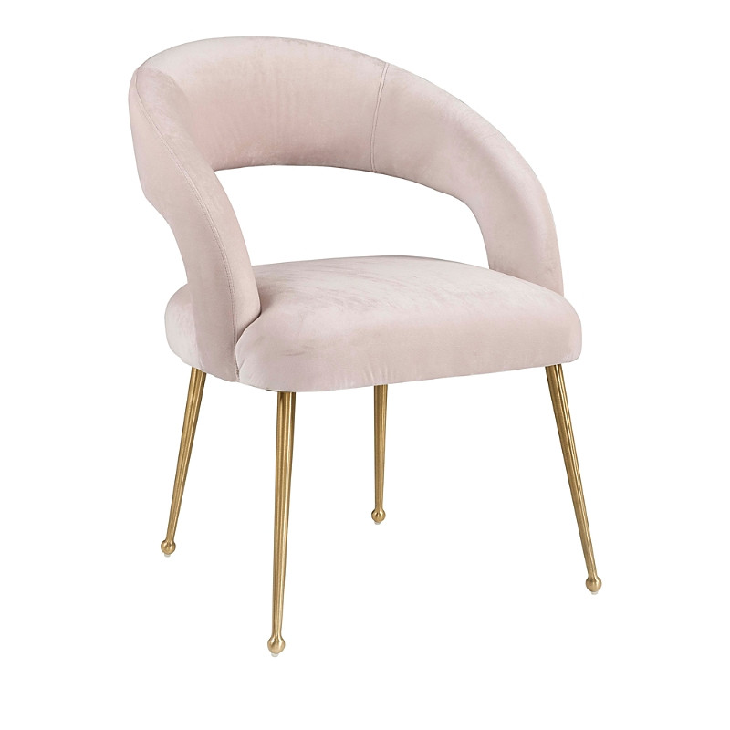 Tov Furniture Rocco Velvet Dining Chair in Blush | Bloomingdale's (US)