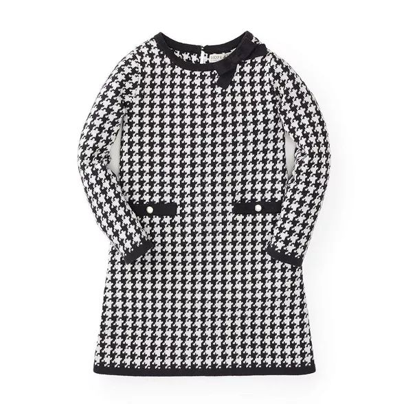 Hope & Henry Girls' Houndstooth Sweater Dress, Infant | Target