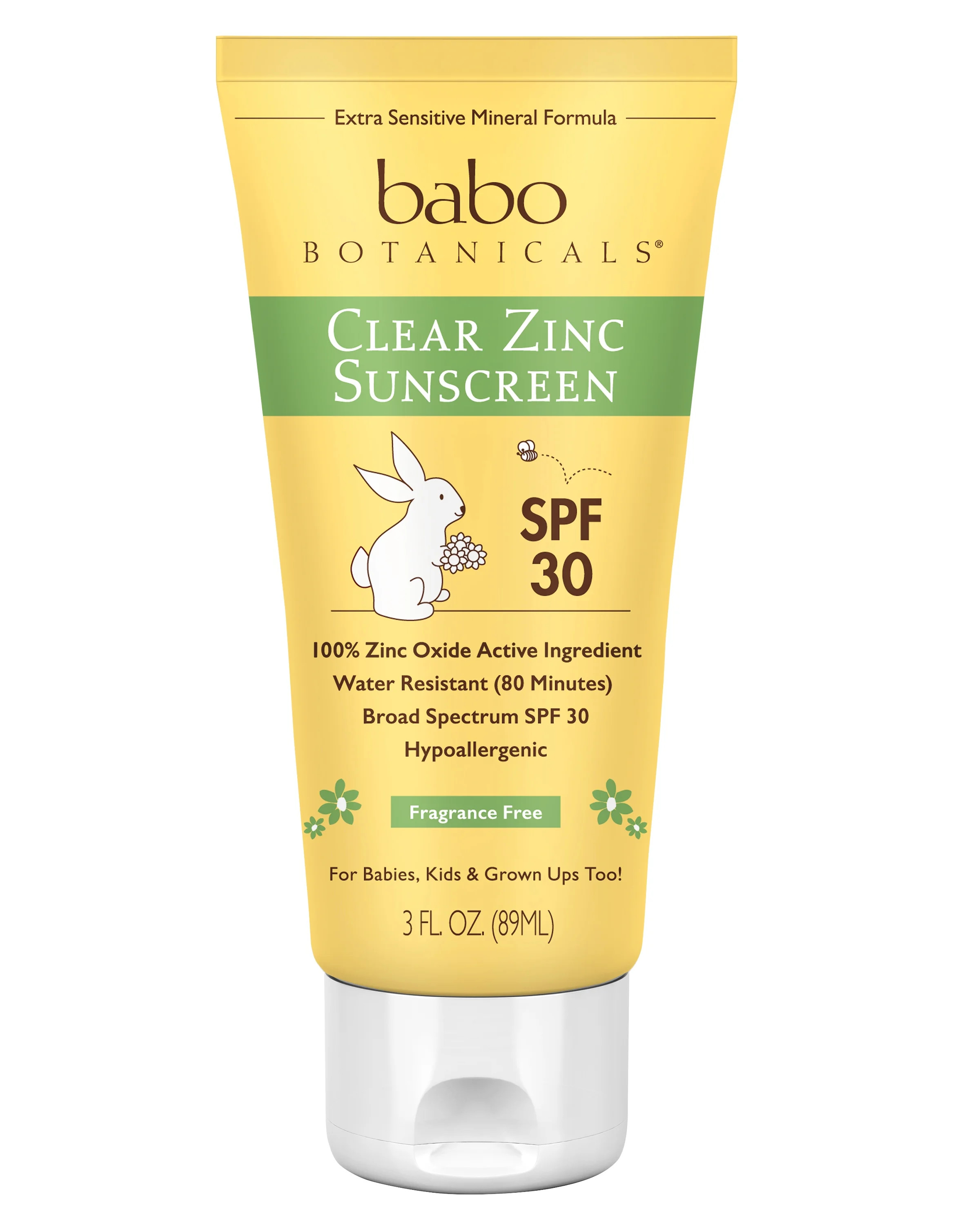 SPF 30 Clear Zinc Sunscreen Lotion, Fragrance Free | Walmart (US)
