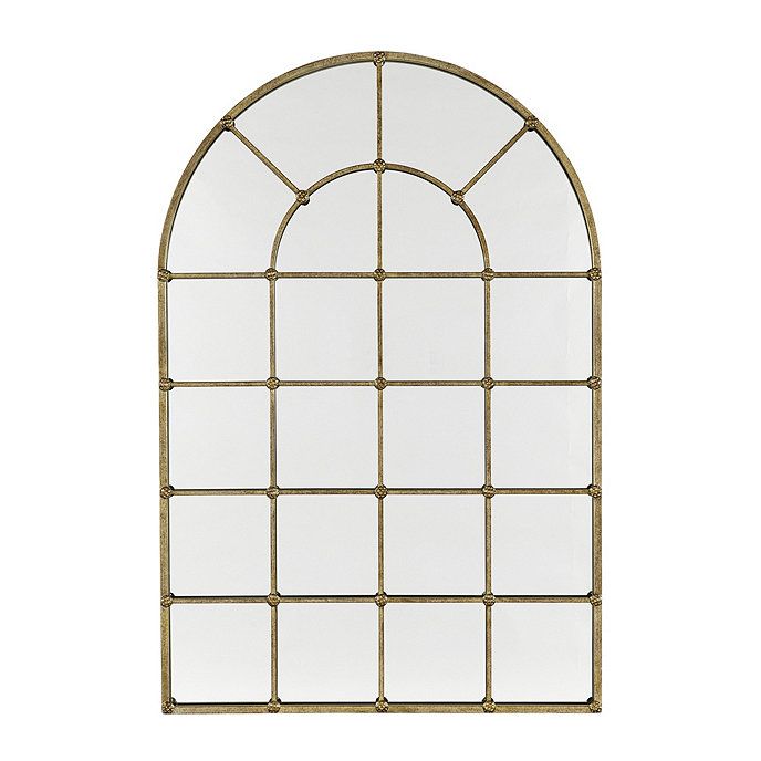 Grand Palais 54' Arched Window Pane Mirror | Ballard Designs, Inc.