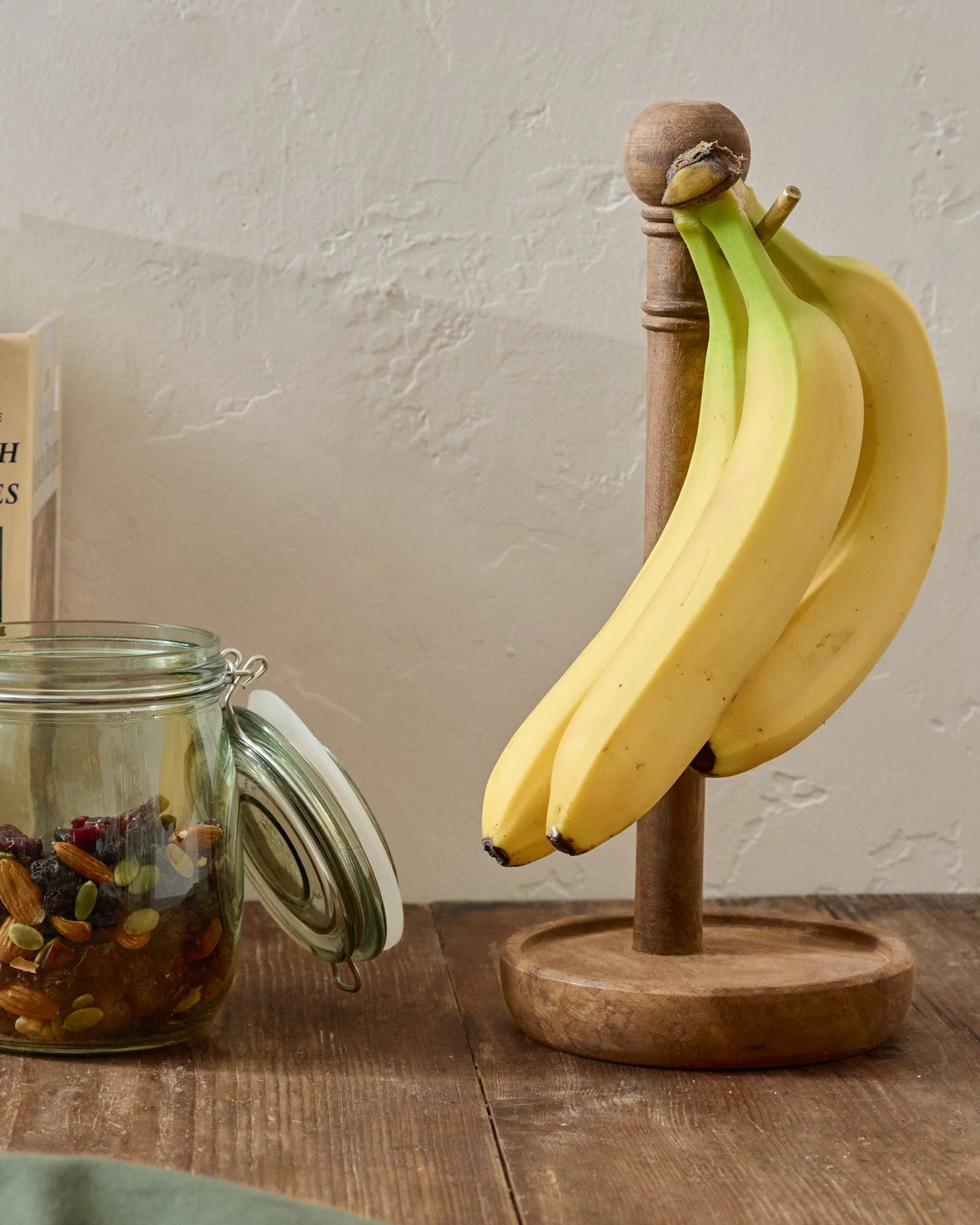 Antiqued Wood Banana Stand | Magnolia