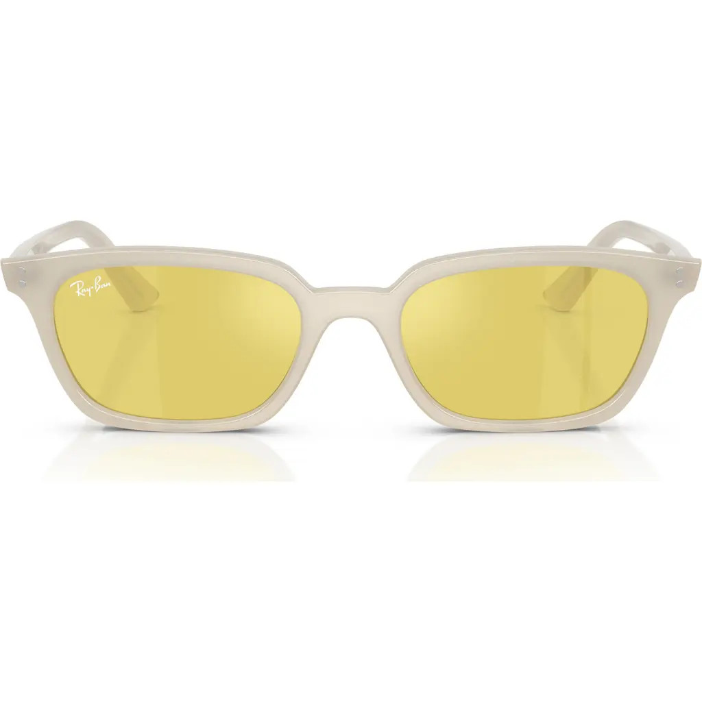 Ray-Ban 52mm Pillow Sunglasses in White at Nordstrom Rack | Nordstrom Rack