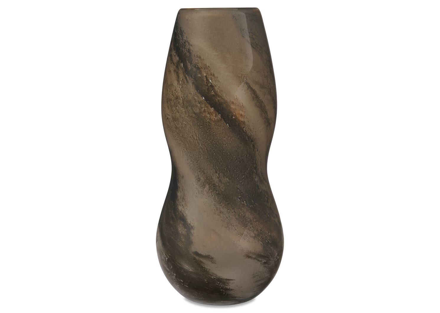 Orlo Vase Wide Brown | Urban Barn