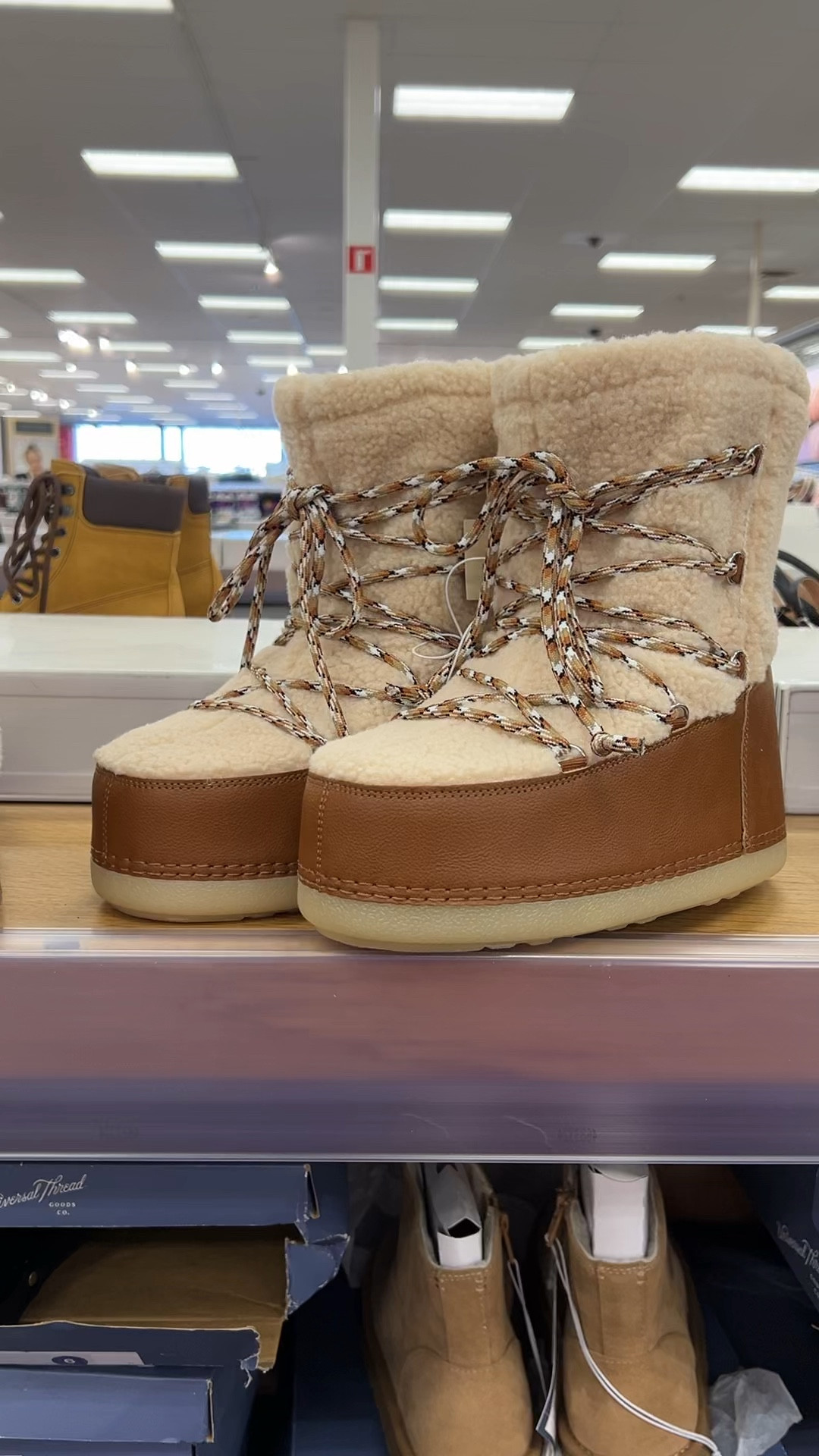 Sherpa moon boot look for less at Target! #targetfinds lookalike 

#LTKFindsUnder50