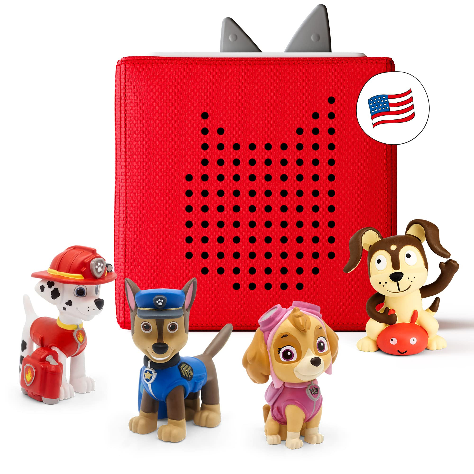 Toniebox Audio Player Starter Set with Chase, Skye, Marshall, and Playtime Puppy - Listen, Learn,... | Amazon (US)
