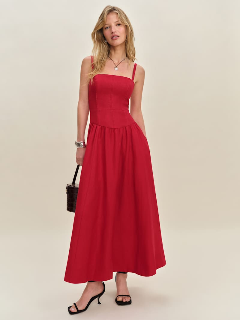 Katarin Linen Dress | Reformation (Global)
