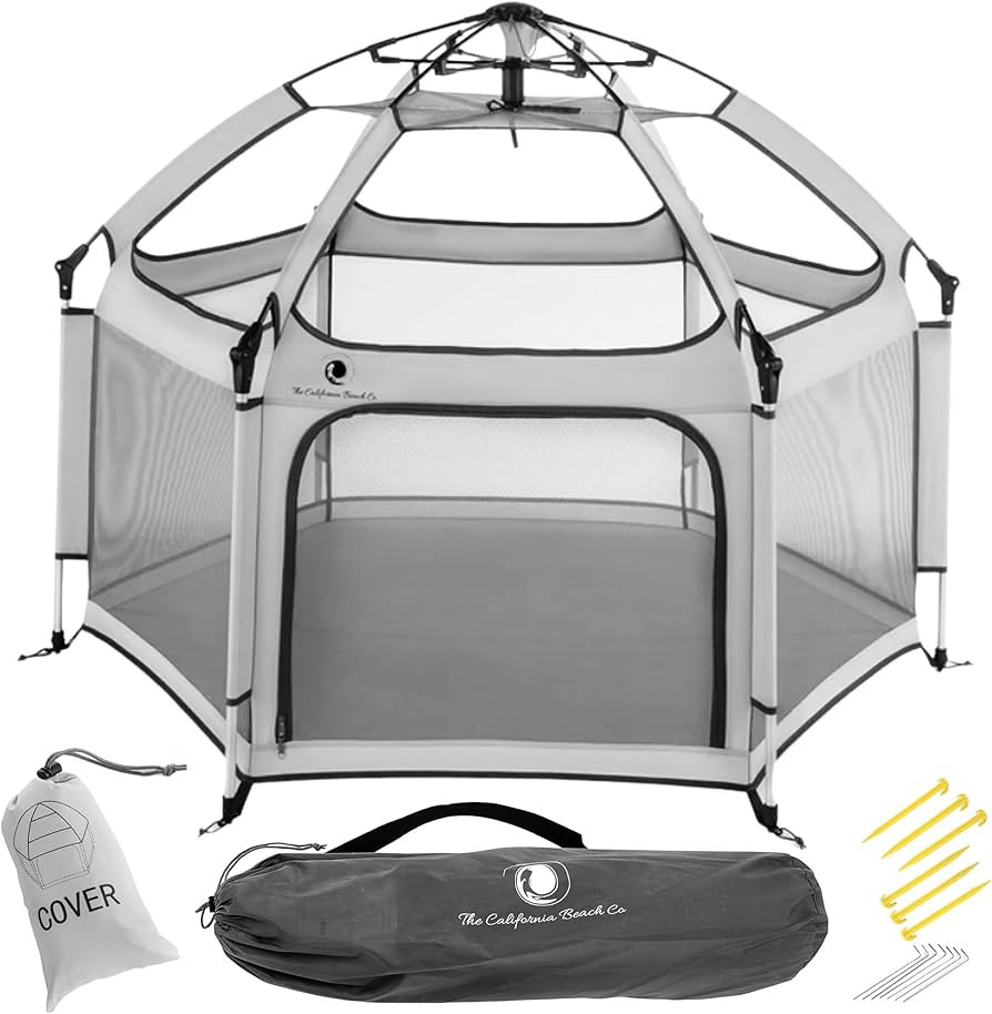 Light Grey POP 'N GO Baby Playpen - Indoor & Outdoor Playpen for Babies and Toddlers - Baby Beach... | Amazon (US)