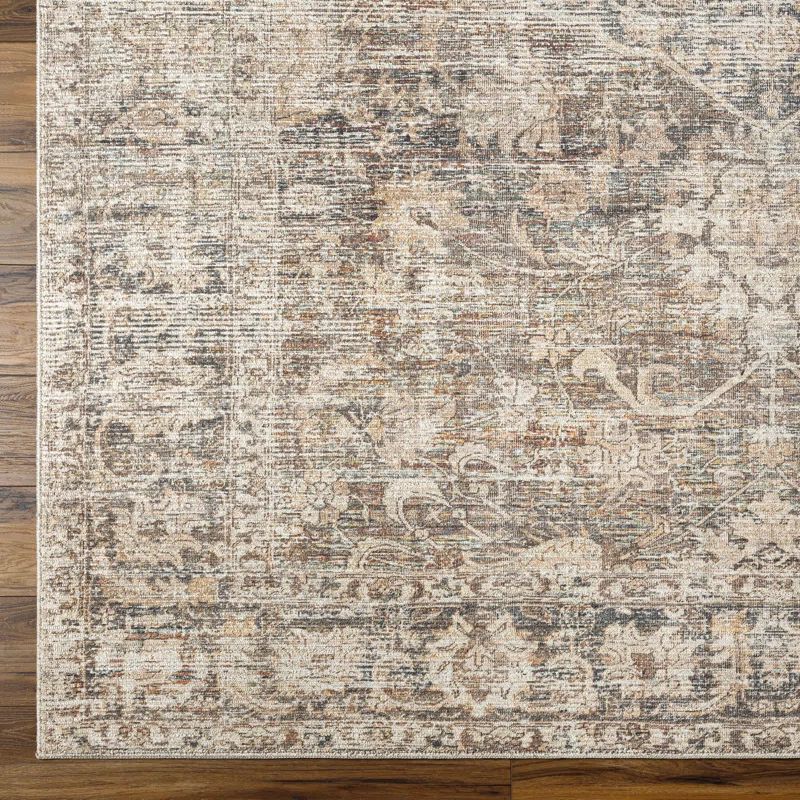 Becki Owens x Livabliss Marlene Vintage Dark Brown Area Rug | Wayfair North America