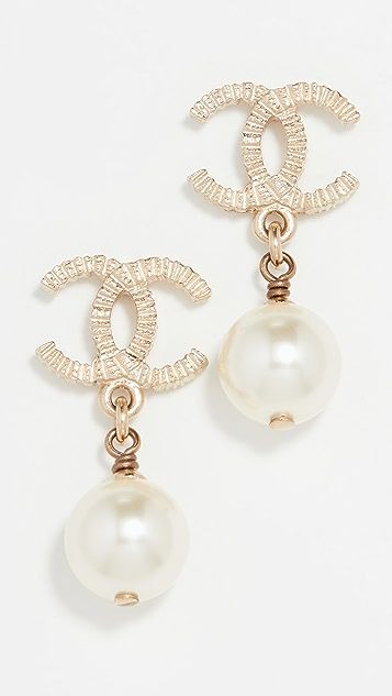 Chanel Small CC Dangle Earrings | Shopbop
