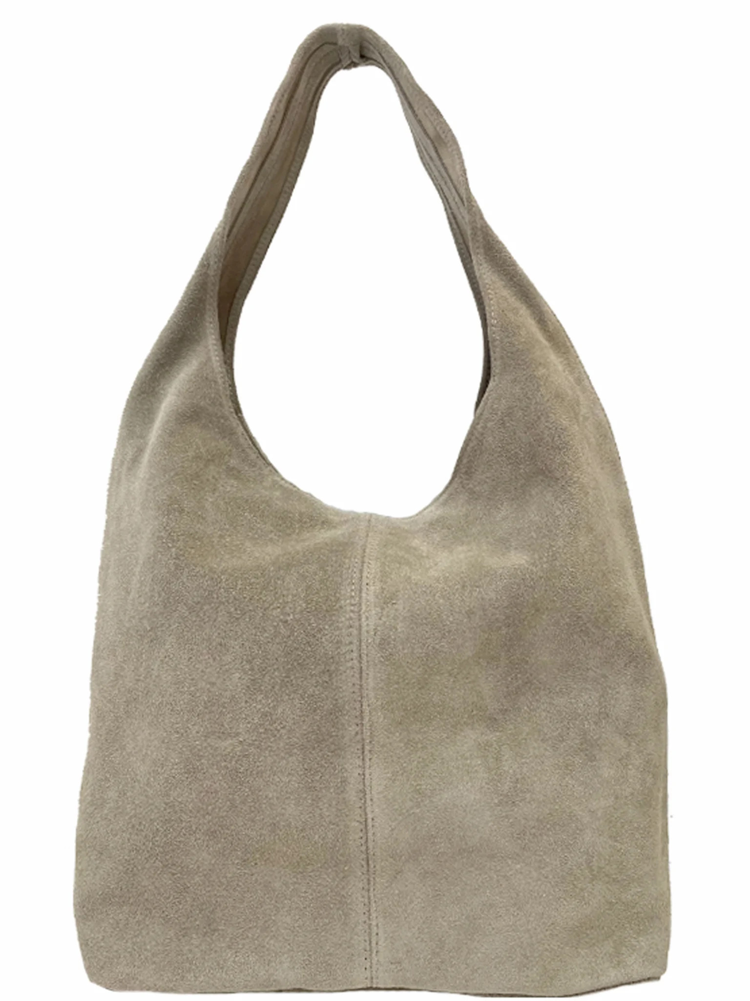 Stone Soft Suede Premium Leather Hobo Bag | Verishop