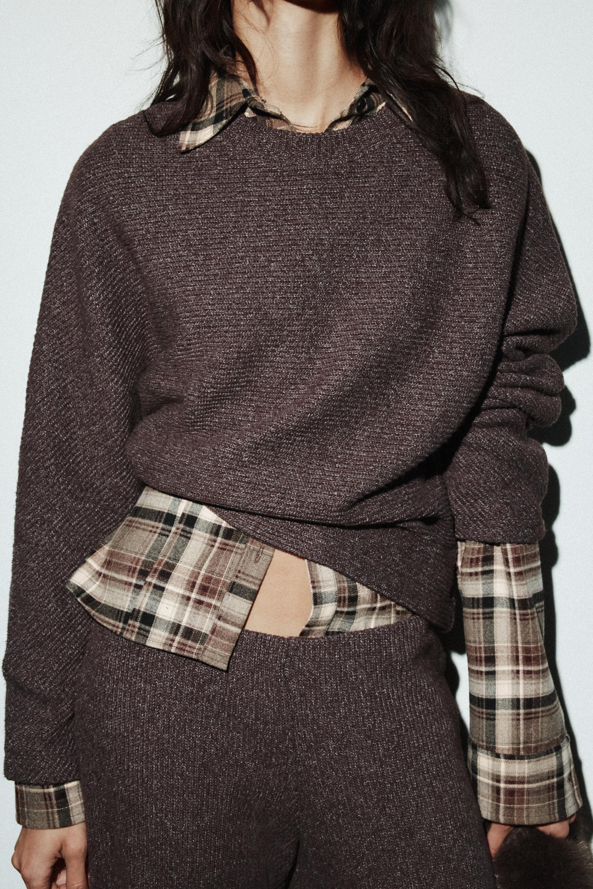 SOFT LONG SLEEVE SWEATSHIRT | Zara UK