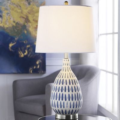 Blue Splash Ceramic Table Lamp | Grandin Road | Grandin Road