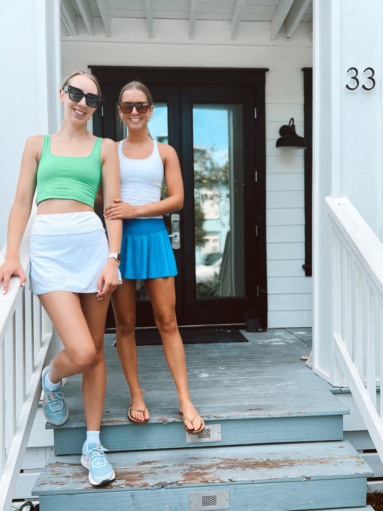 Active wear at the beach >>> 

We love these bright colors! 
The blue skirt is old lulu:( but I’ve linked everything similar and more!!! 

#LTKtravel #LTKFitness #LTKSeasonal