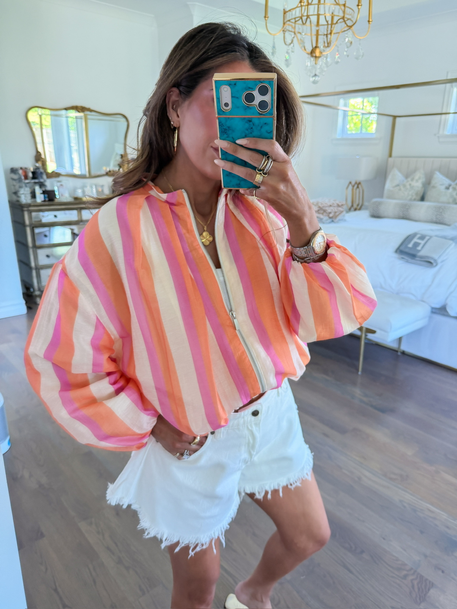 Wearing an XS!! 🩷🧡

Zara fashion, Zara finds, Summer outfits, While shorts, White tank top, Summer jackets, Light weight jacket, Summer shorts, Emily Gemma

#LTKSeasonal #LTKgrwm #LTKdayinmylife