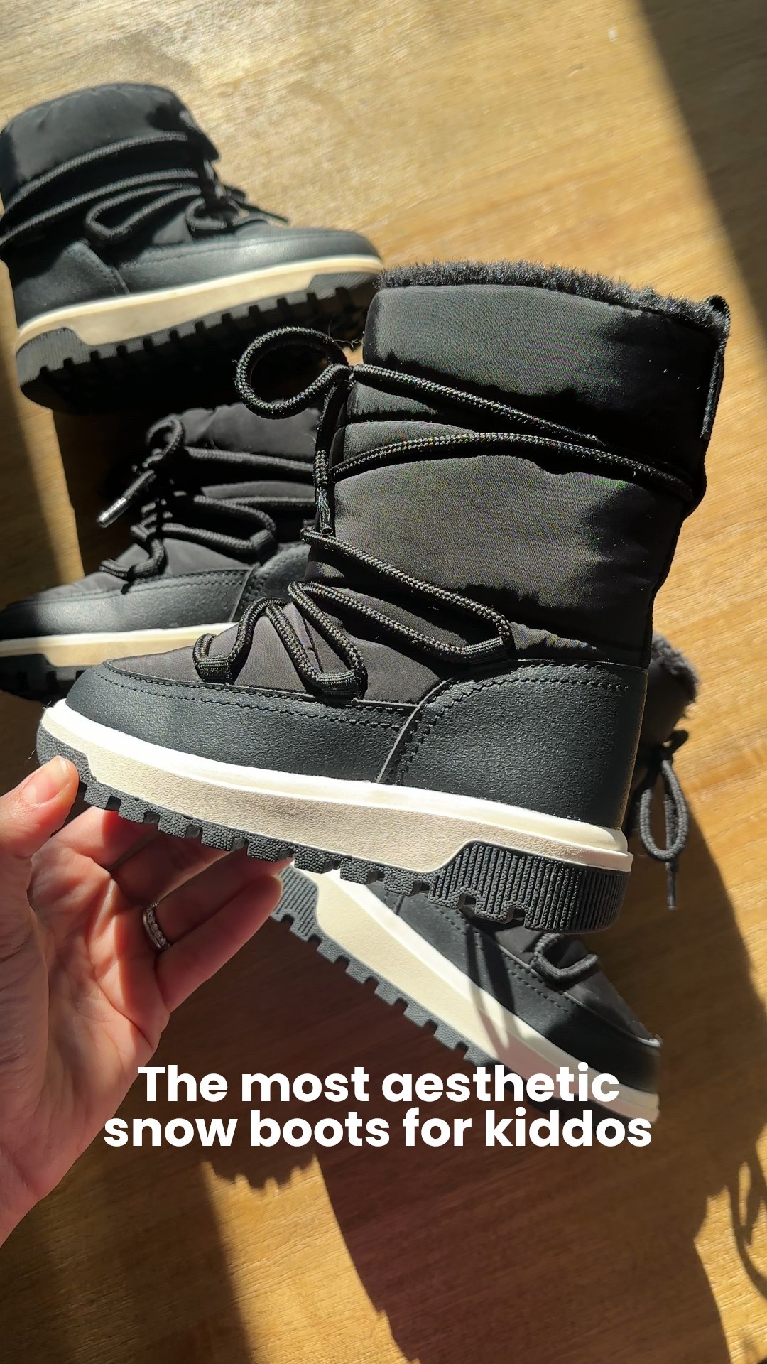 The most aesthetically pleasing snow boots for toddlers waterproof and perfect for winter. Love them very comfy and warm inside 

#LTKSeasonal #LTKKids #LTKHoliday