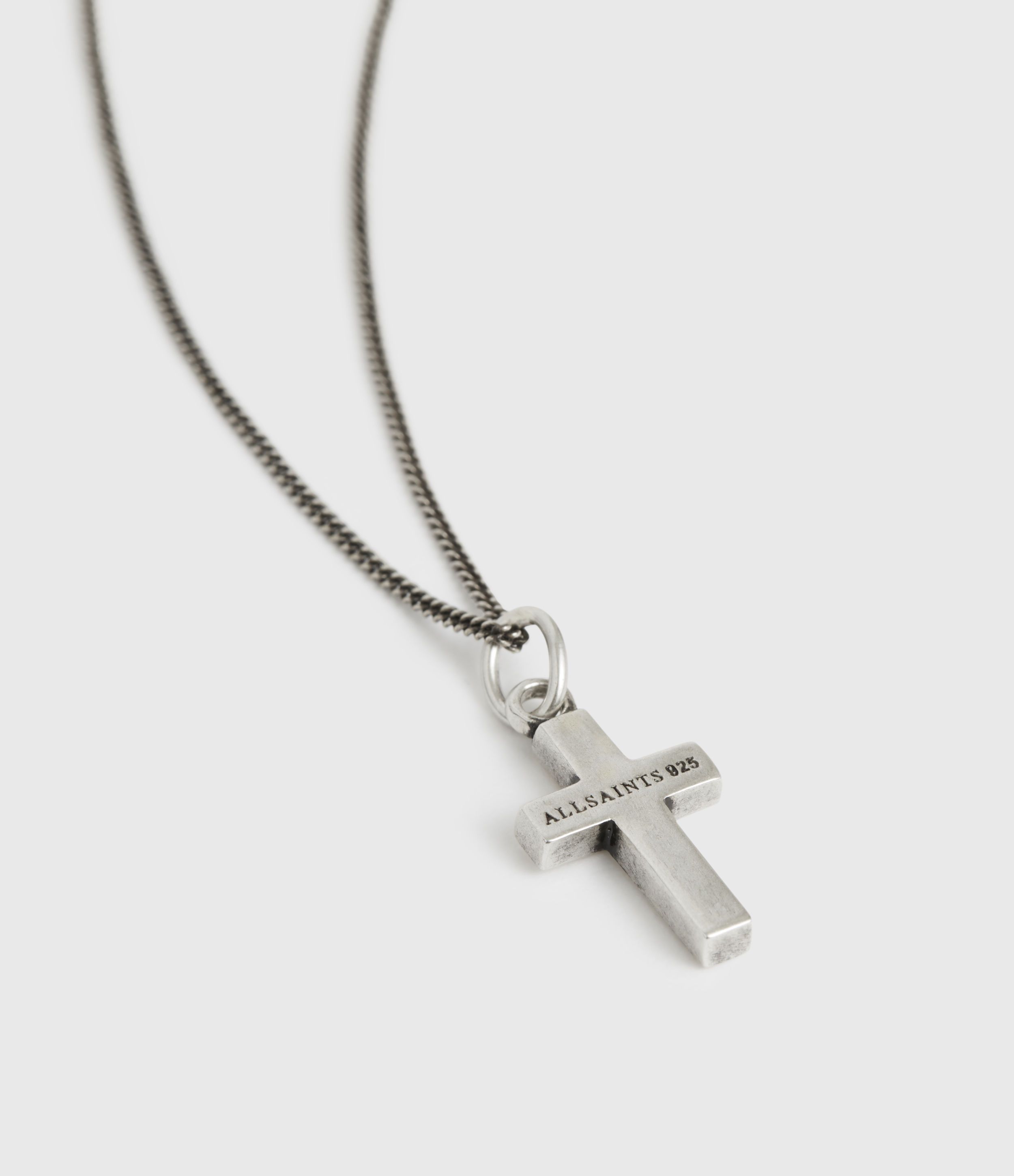 Croix Sterling Silver Necklace | AllSaints UK