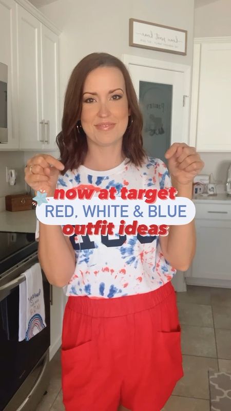 Target Style 🎯 Red, White & Blue outfit ideas for Memorial Day & July 4th 🇺🇸❤️💙

USA tee -size med
Linen Shorts - size med
America Sweatshirt - size large
White Shorts - size 6
Boyfriend Shortalls - size 6
Ribbed Tee - size small

#LTKunder50 #LTKSeasonal #LTKFind