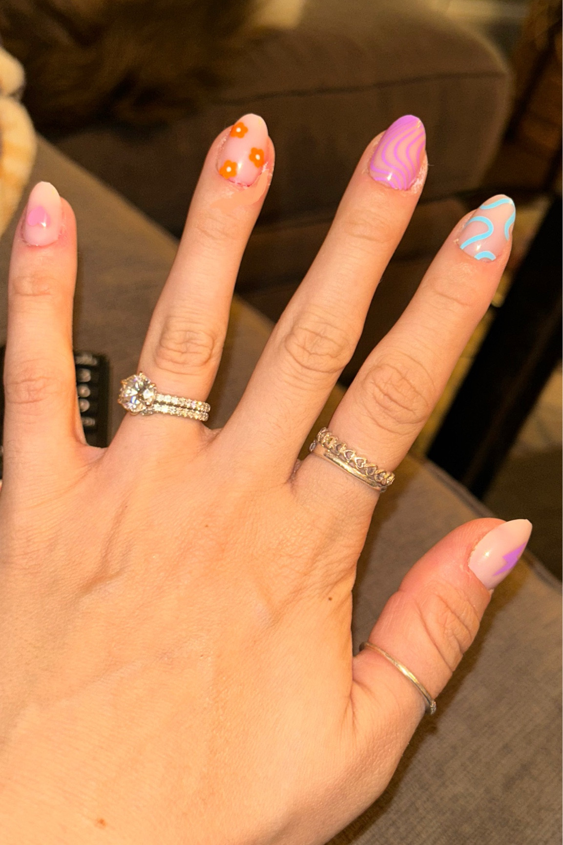 DIY nails #pressonnails #glamnetic #DIYnails 