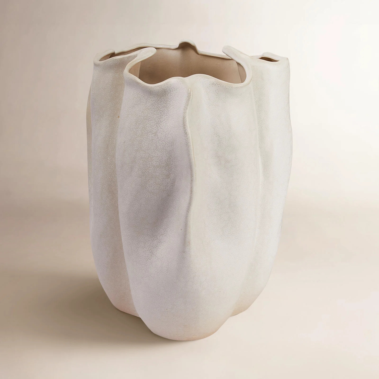 Morry Organically Shaped Stoneware Vase | Wayfair North America