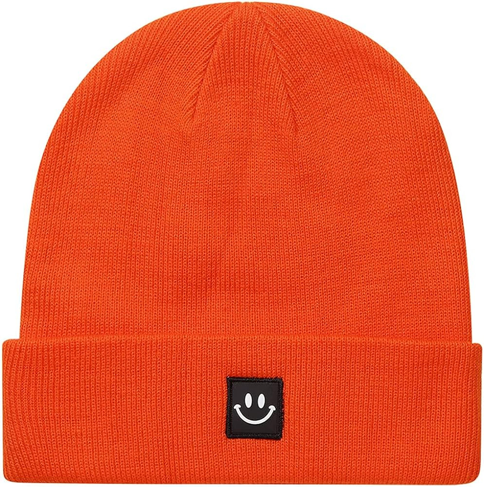 MaxNova Knit Beanie Hat with Smile Face for Men/Women | Amazon (US)