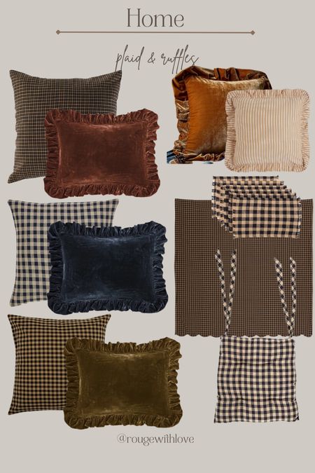 Plaid and ruffles
Ruffle trim pillows
Velvet 
Gingham
Wayfair
Amazon
Kitchen
Tablecloth 
Seat cushion
Placemats 
Amber interiors
McGee and co


#LTKHoliday #LTKhome #LTKSeasonal