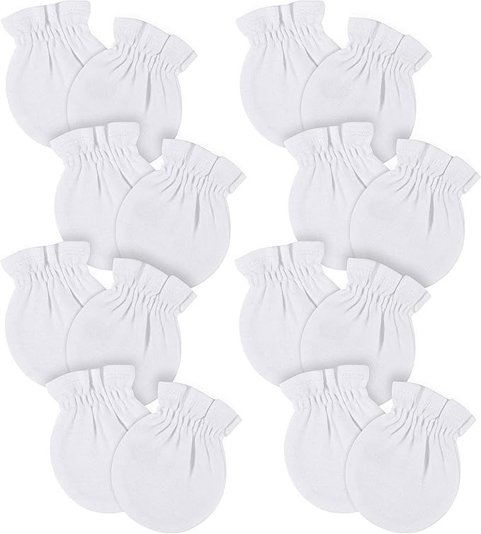 Gerber Baby Girls' 8-Pack and 12-Pack No Scratch Mittens | Amazon (US)