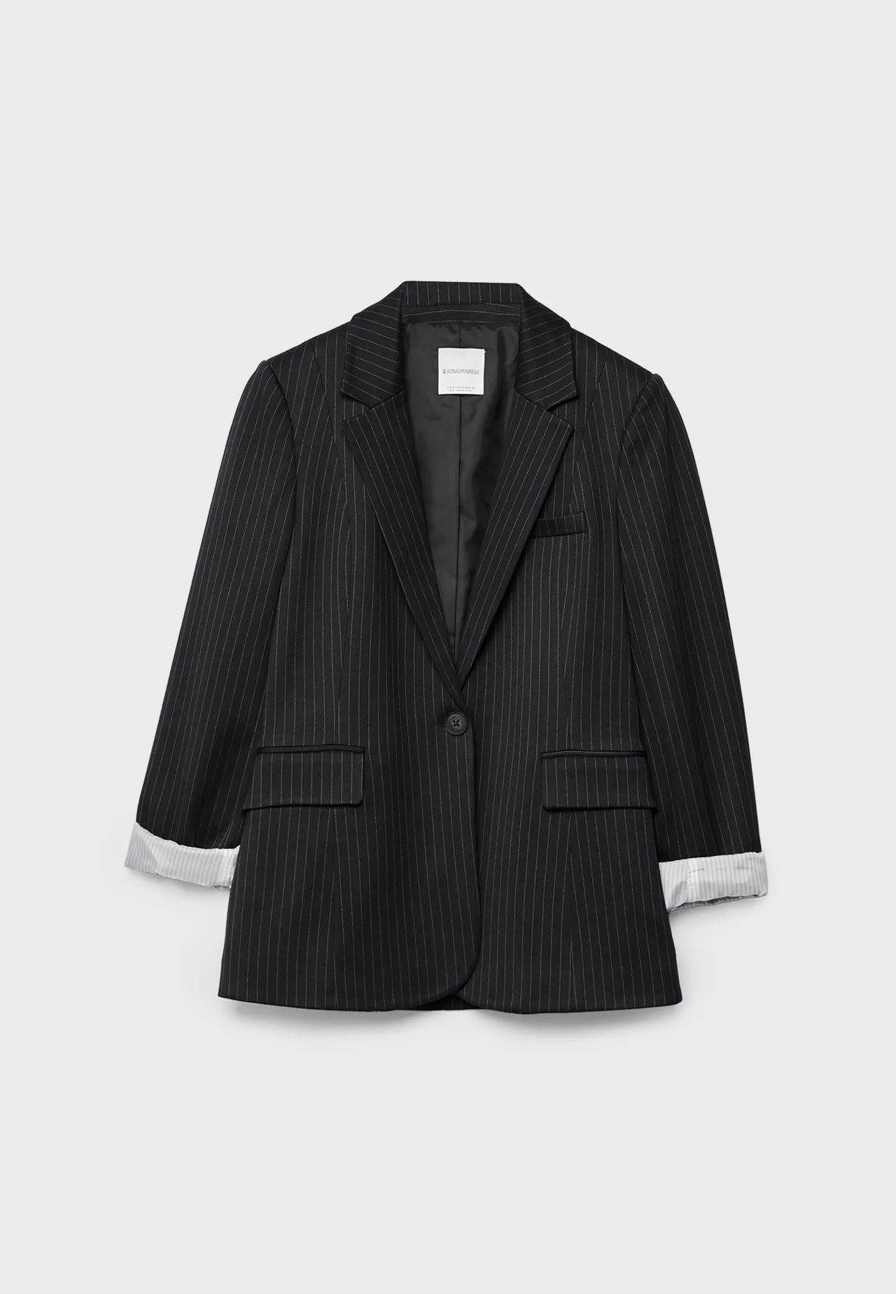 Gestreifter Basic-Blazer aus Strick - Blazer für Damen | Stradivarius Deutschland | Stradivarius DE