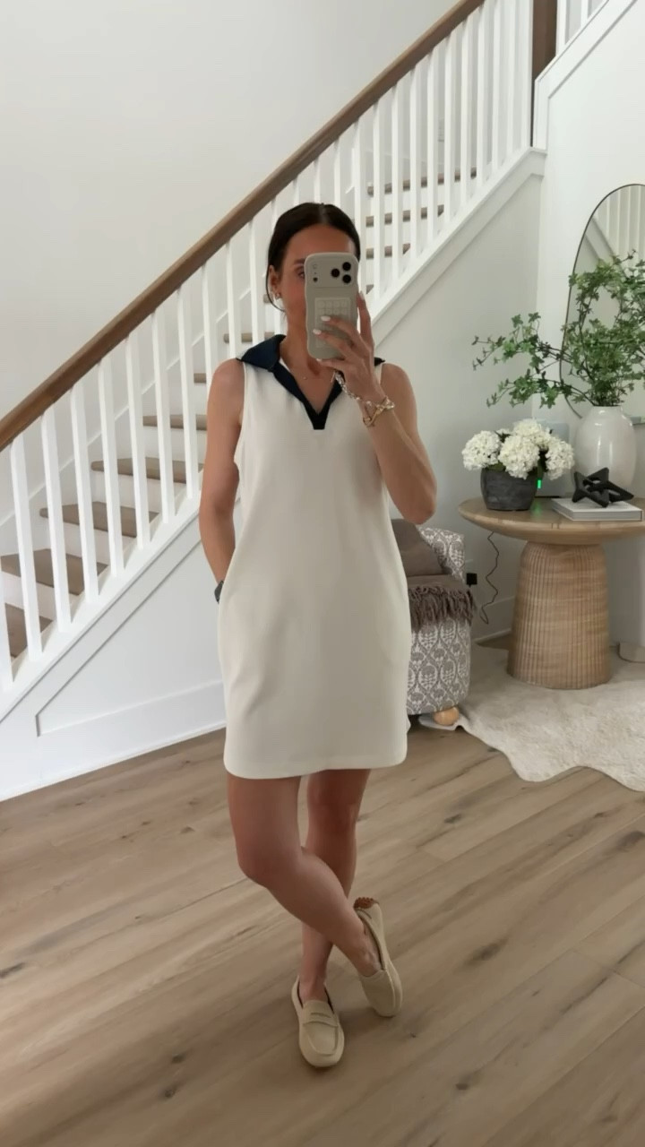 Polo dress from Target, athleisure style, spring dress, summer dress, annabrstyle