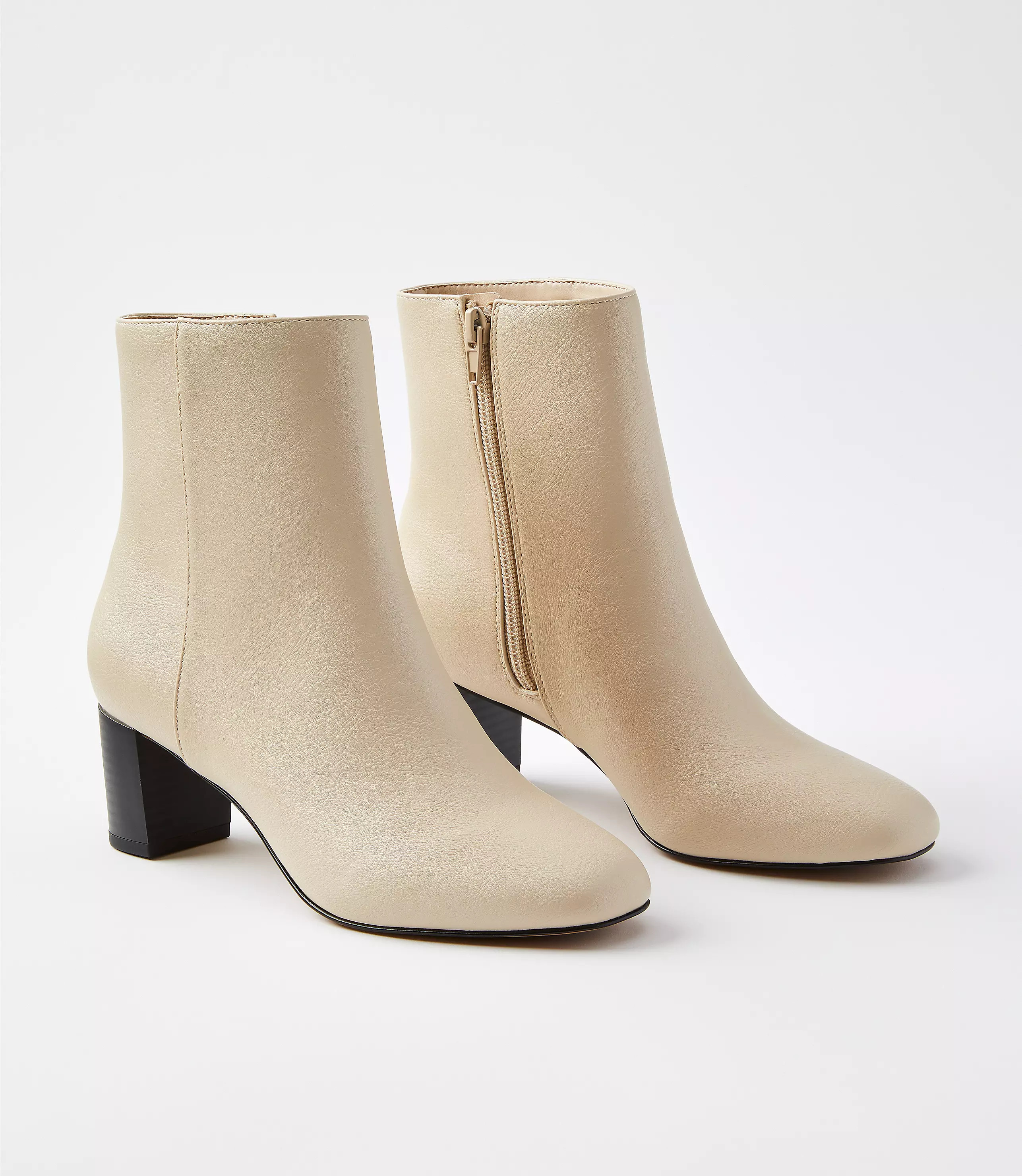 Block Heeled Booties | LOFT