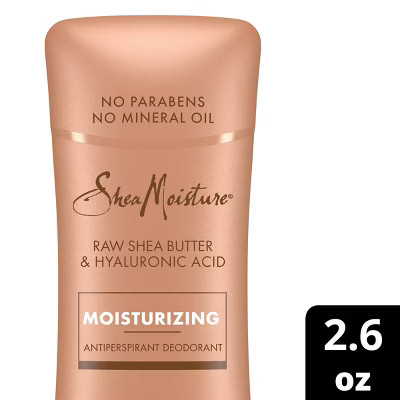 SheaMoisture Moisturizing Antiperspirant Deodorant Stick with Raw Shea Butter & Hyaluronic Acid - 2.6oz | Target