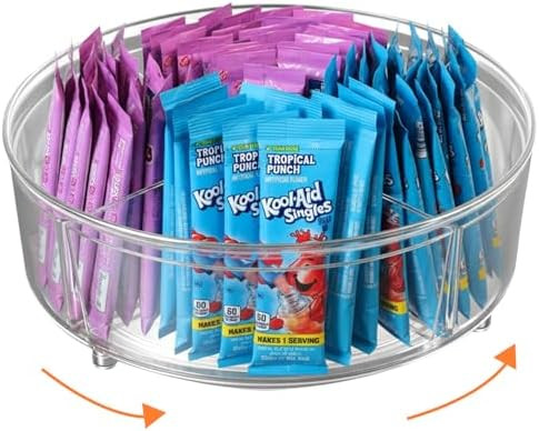 Drink Packet Organizer for Powdered Drink Mix - Sugar，Tea Bag，Turntable Holder - Powder Packe... | Amazon (US)